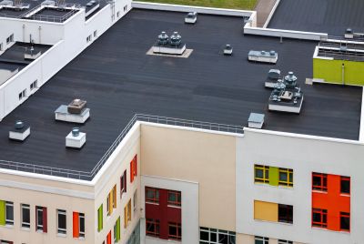 Commercial Flat Roof Installation